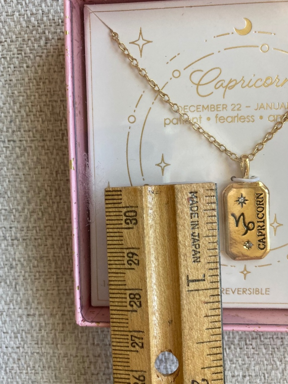 Capricorn Sign Fashion Necklace - Picture 2 of 3